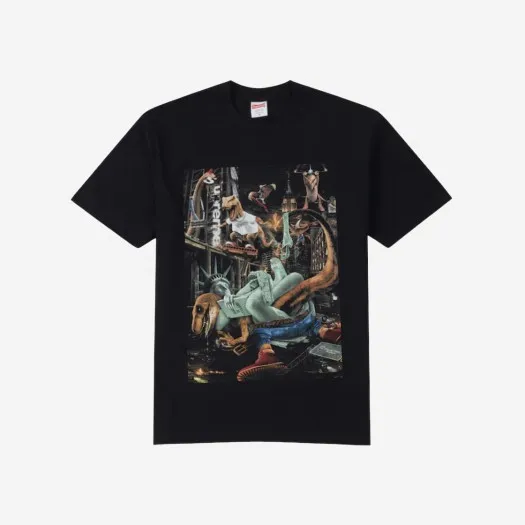 슈프림 티렉스 티셔츠 블랙 - 23SS