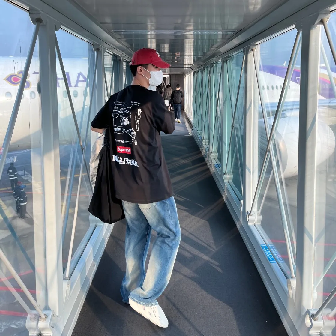 슈프림 밀포드 그레이브스 티셔츠 블랙 - 22FW thumbnail 6