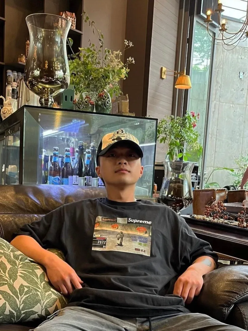 슈프림 x 트레셔 게임 티셔츠 블랙 - 21FW thumbnail 4