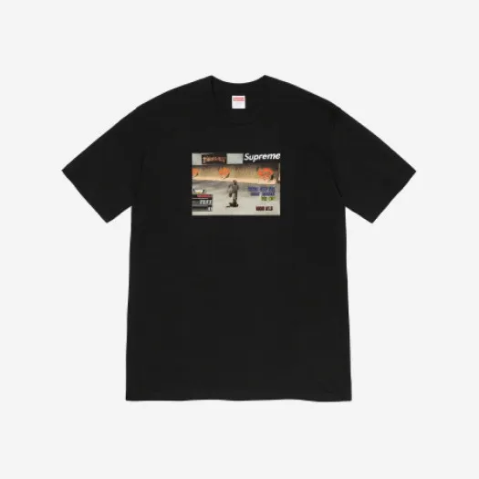 슈프림 x 트레셔 게임 티셔츠 블랙 - 21FW