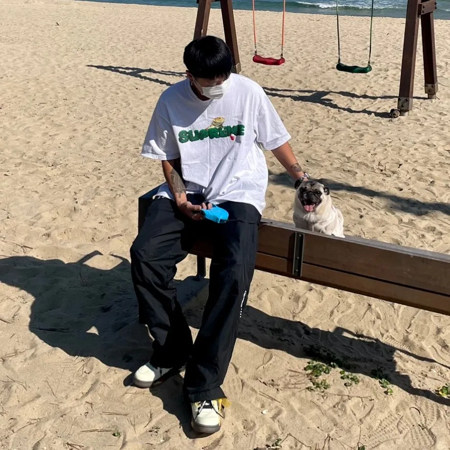 슈프림 리자드 티셔츠 화이트 - 20SS thumbnail 5