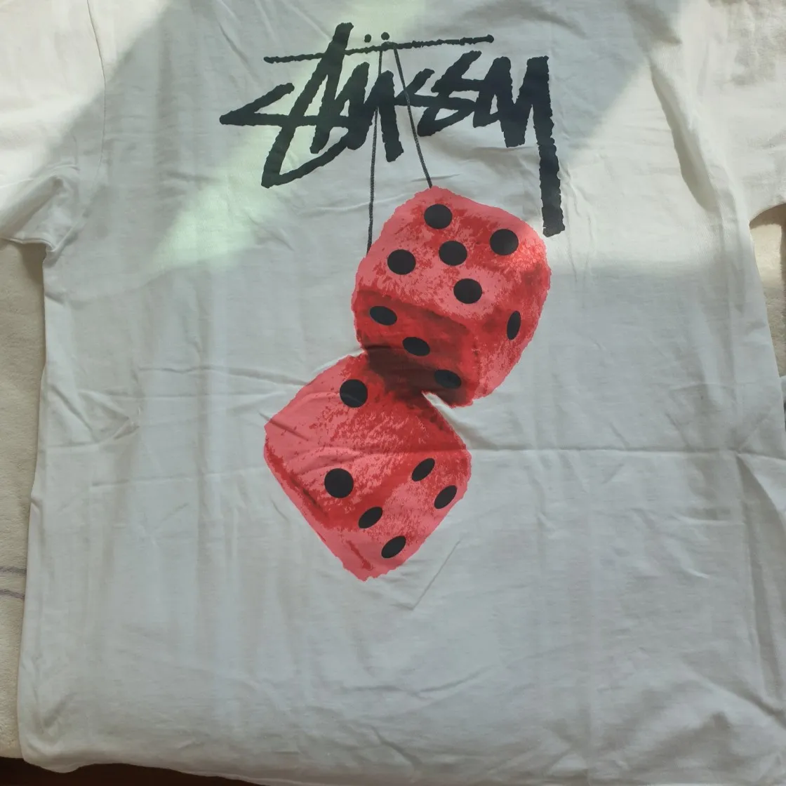 스투시 퍼지 다이스 티셔츠 화이트 thumbnail 4