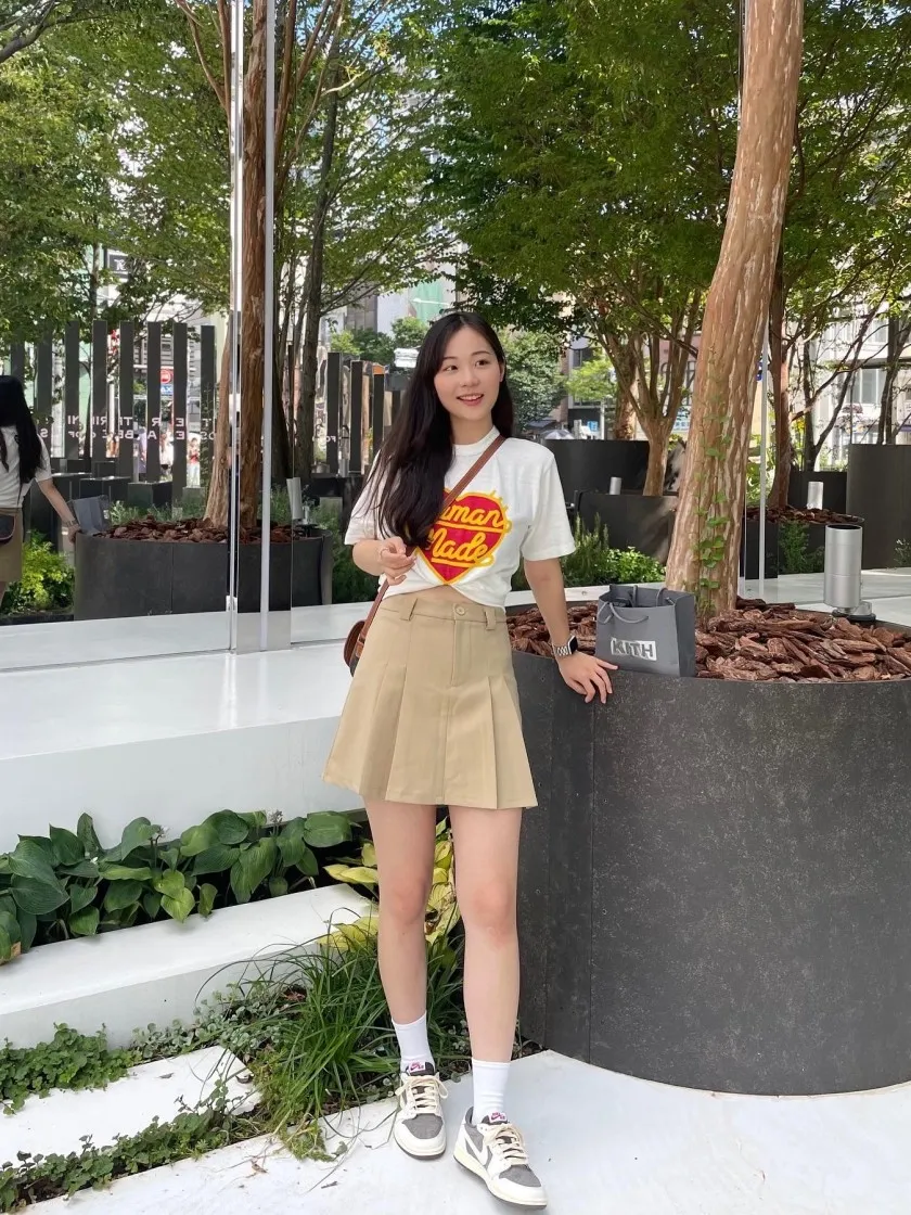 휴먼 메이드 하트 티셔츠 화이트 thumbnail 6