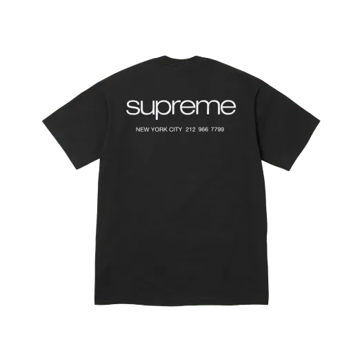 슈프림 NYC 티셔츠 블랙 - 23FW