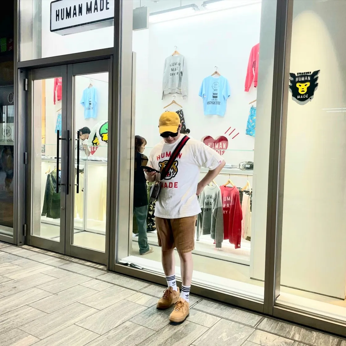 휴먼 메이드 그래픽 티셔츠 #05 화이트 thumbnail 7