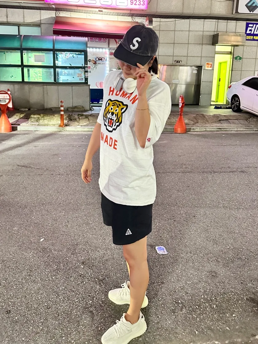 휴먼 메이드 그래픽 티셔츠 #05 화이트 thumbnail 9