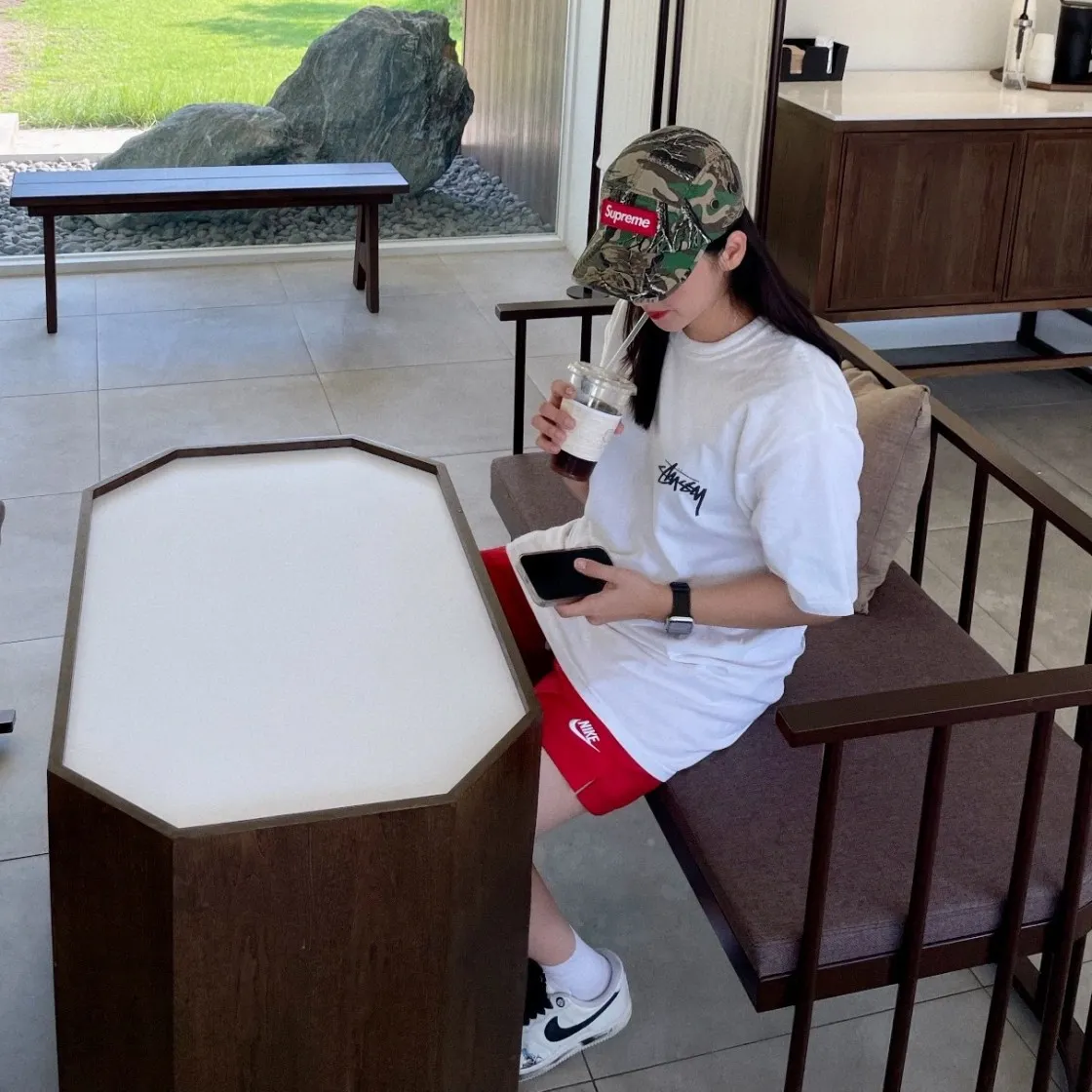 스투시 리플렉션 티셔츠 화이트 thumbnail 6