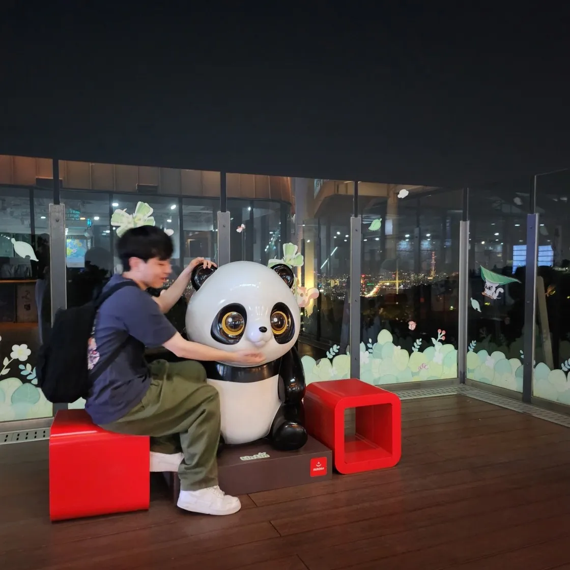 팔라스 트라이비전 티셔츠 네이비 - 22SS thumbnail 2