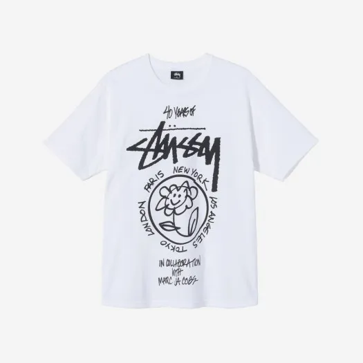 스투시 x 마크 제이콥스 40 월드투어 티셔츠