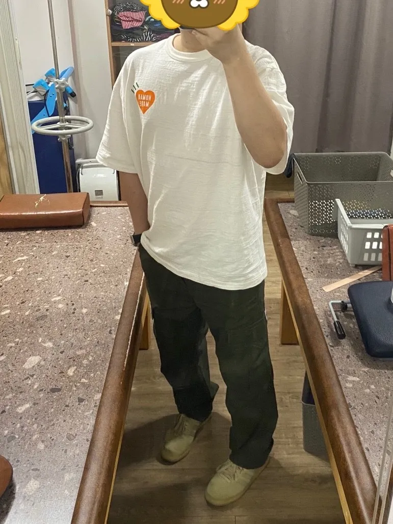 휴먼 메이드 그래픽 티셔츠 #02 화이트 thumbnail 6