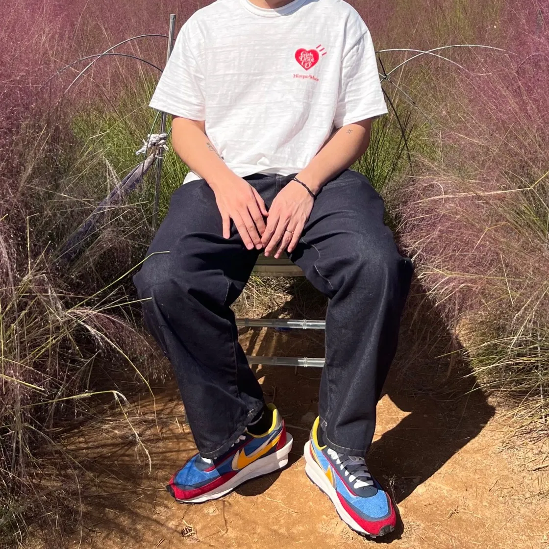 휴먼 메이드 x 베르디 걸스 돈 크라이 밸런타인 데이 티셔츠 화이트 thumbnail 2