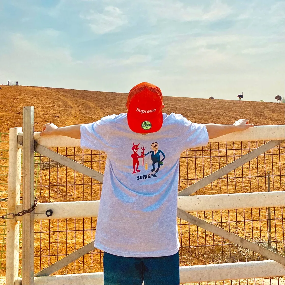 슈프림 비즈니스 티셔츠 애쉬 그레이 - 23SS thumbnail 6