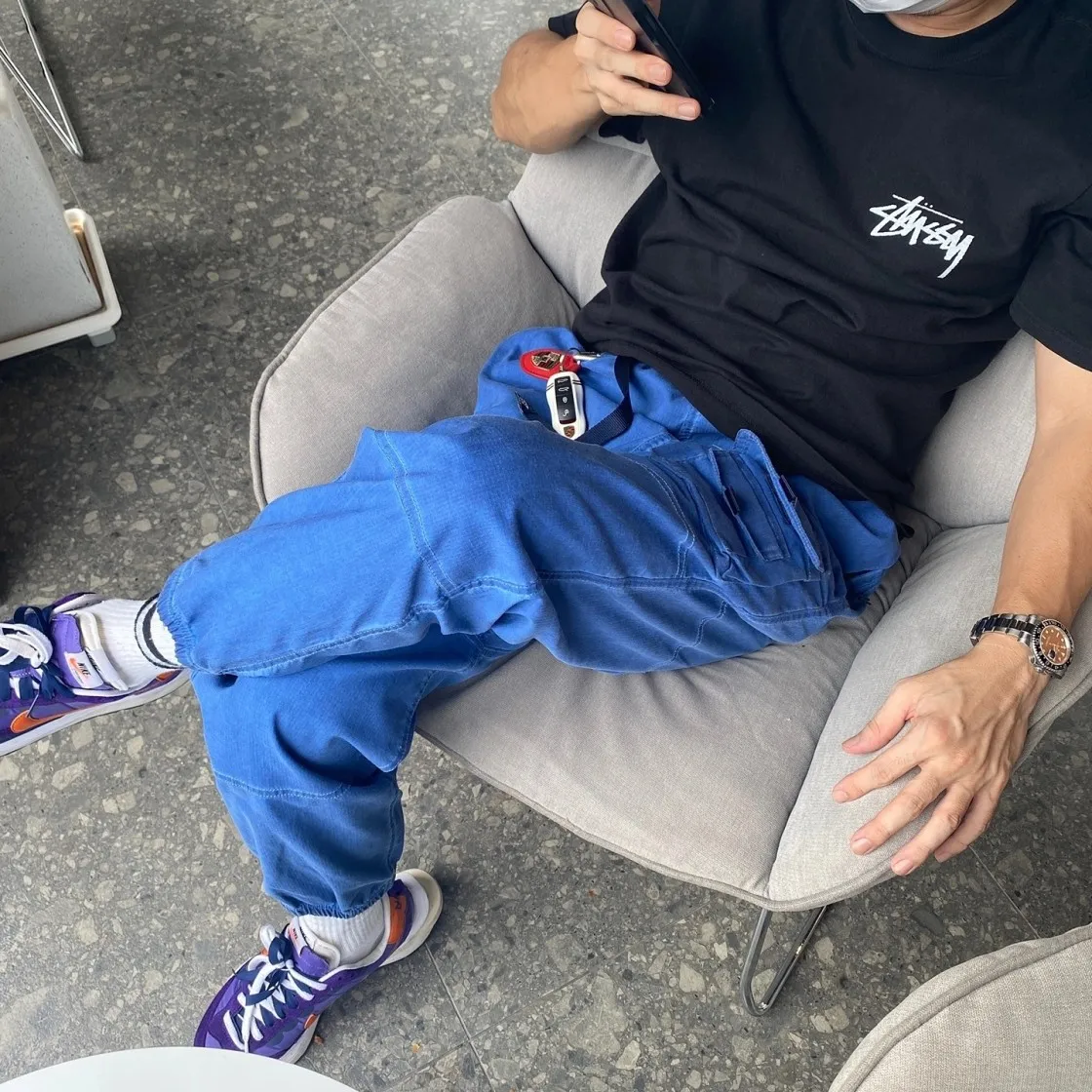 스투시 페인터 다이드 티셔츠 블랙 thumbnail 3