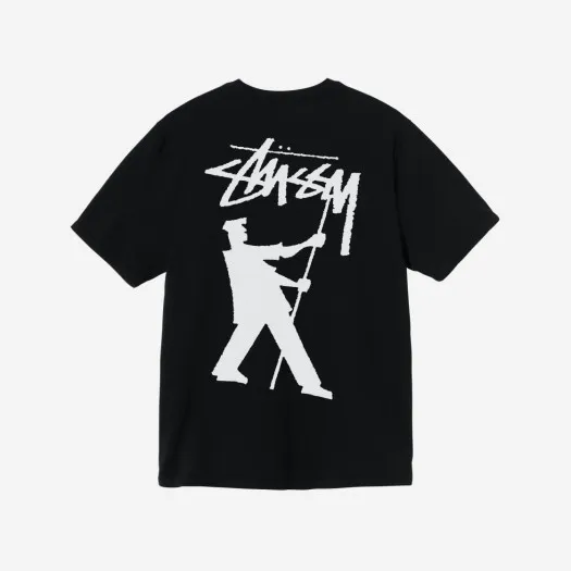 스투시 페인터 다이드 티셔츠 블랙