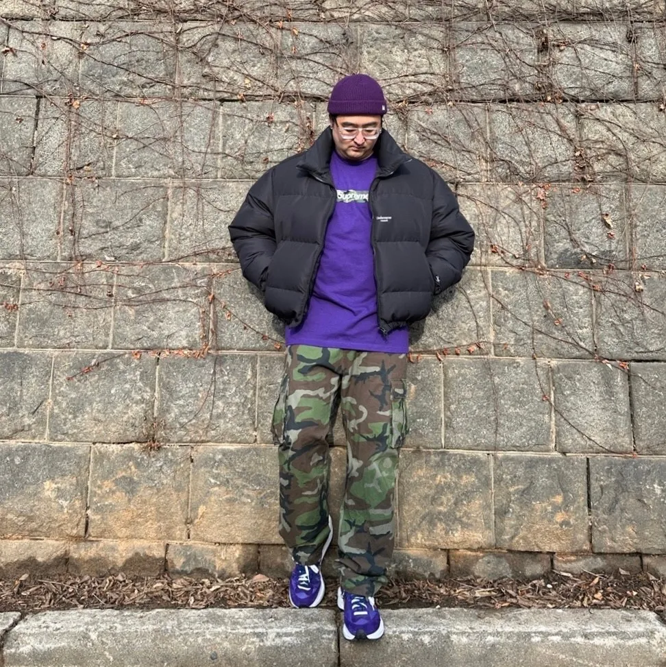 슈프림 박스로고 티셔츠 퍼플 - 23FW thumbnail 7