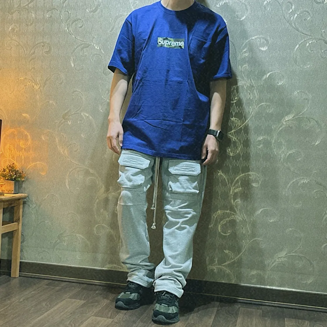 슈프림 박스로고 티셔츠 퍼플 - 23FW thumbnail 8