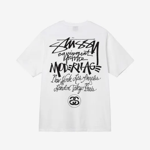스투시 모던 에이지 티셔츠 화이트