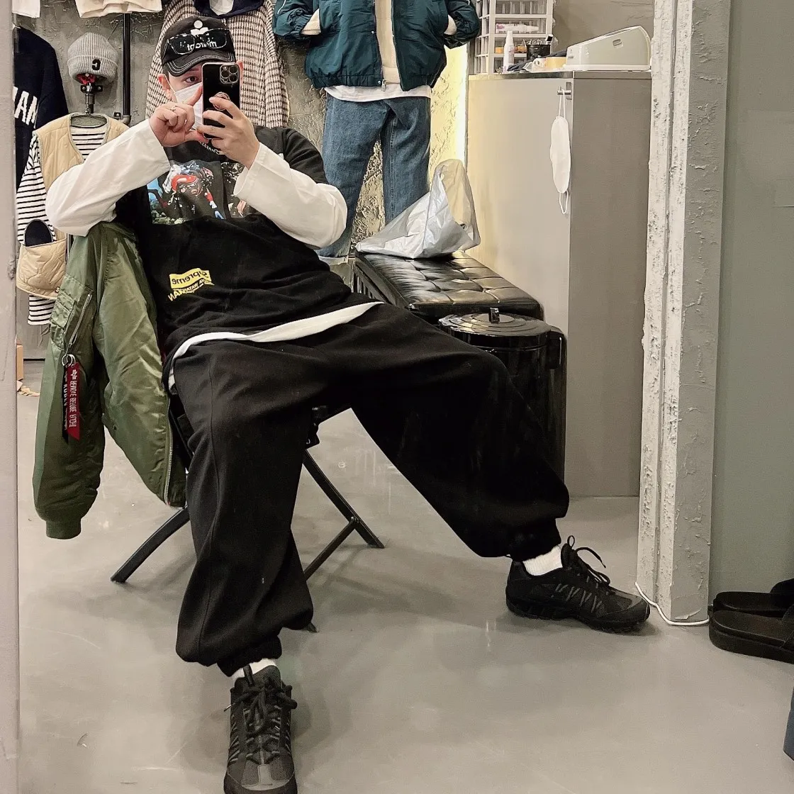 슈프림 x 꼼데가르송 준야 와타나베 맨 네이쳐 티셔츠 블랙 - 21FW thumbnail 9