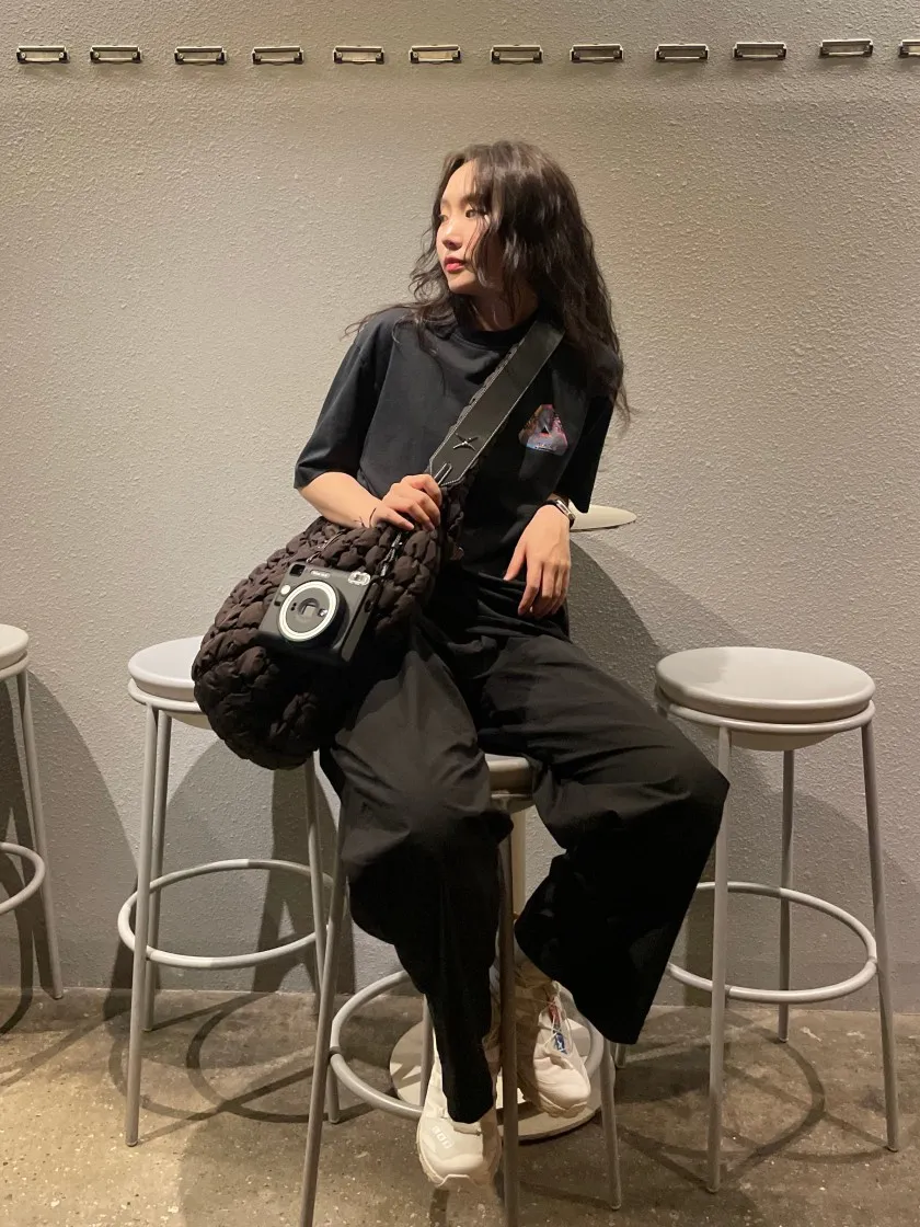 팔라스 트라이퍼그 컬러 블러 티셔츠 블랙 - 20FW thumbnail 3