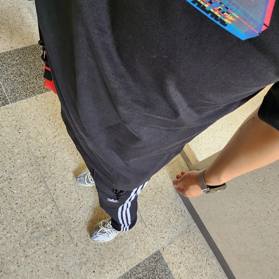 팔라스 트라이퍼그 컬러 블러 티셔츠 블랙 - 20FW thumbnail 5