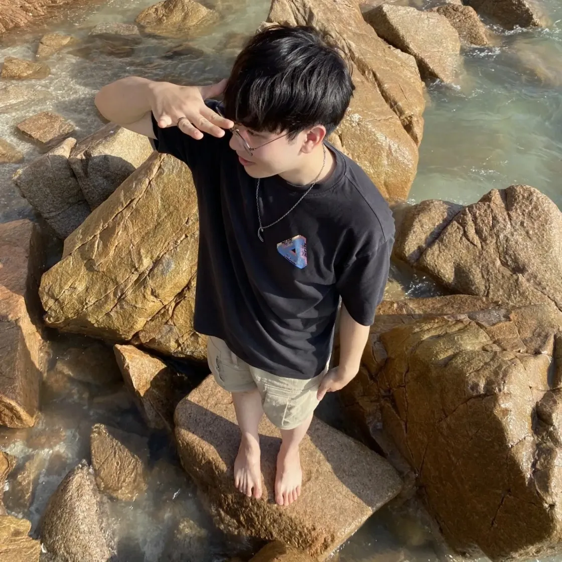 팔라스 트라이퍼그 컬러 블러 티셔츠 블랙 - 20FW thumbnail 9