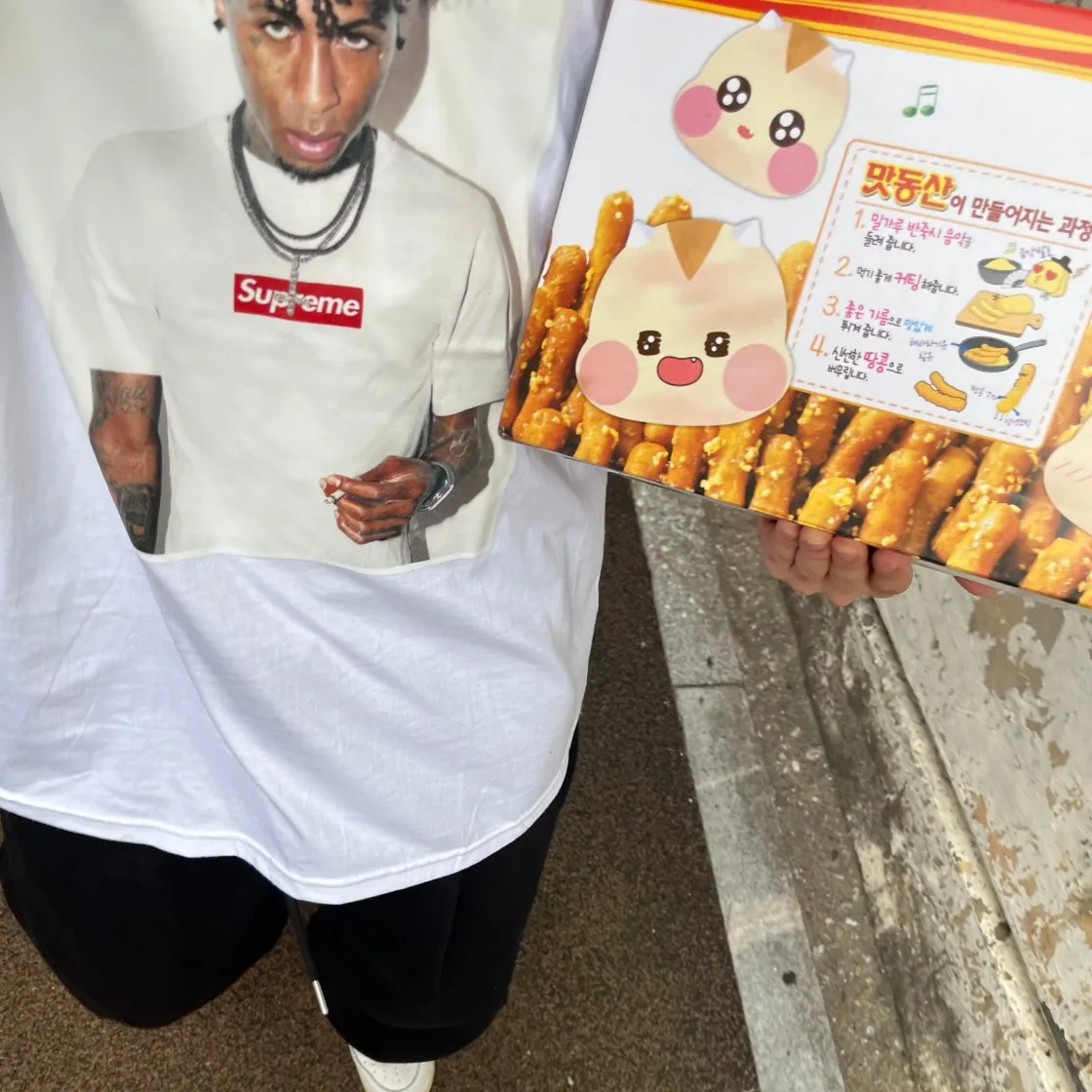 슈프림 NBA 영보이 티셔츠 화이트 - 23FW thumbnail 2