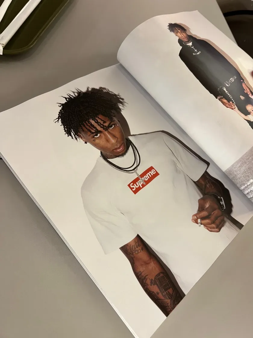 슈프림 NBA 영보이 티셔츠 화이트 - 23FW thumbnail 9