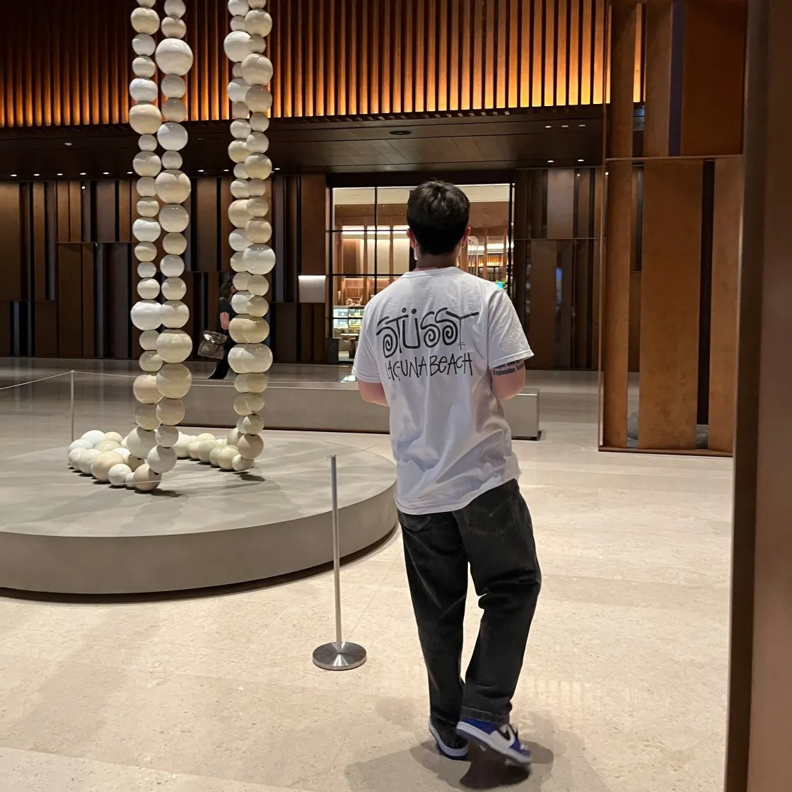 스투시 x 아워레가시 x 데님 티어스 라구나 티셔츠 화이트 thumbnail 4