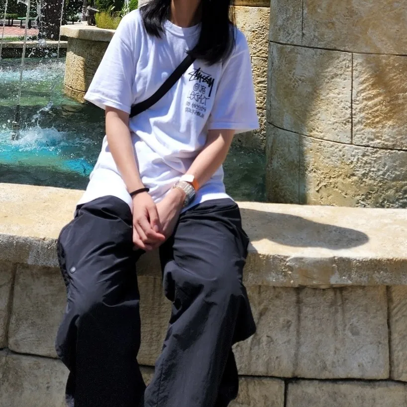 스투시 x 아워레가시 서프맨 티셔츠 화이트 - 21SS thumbnail 9