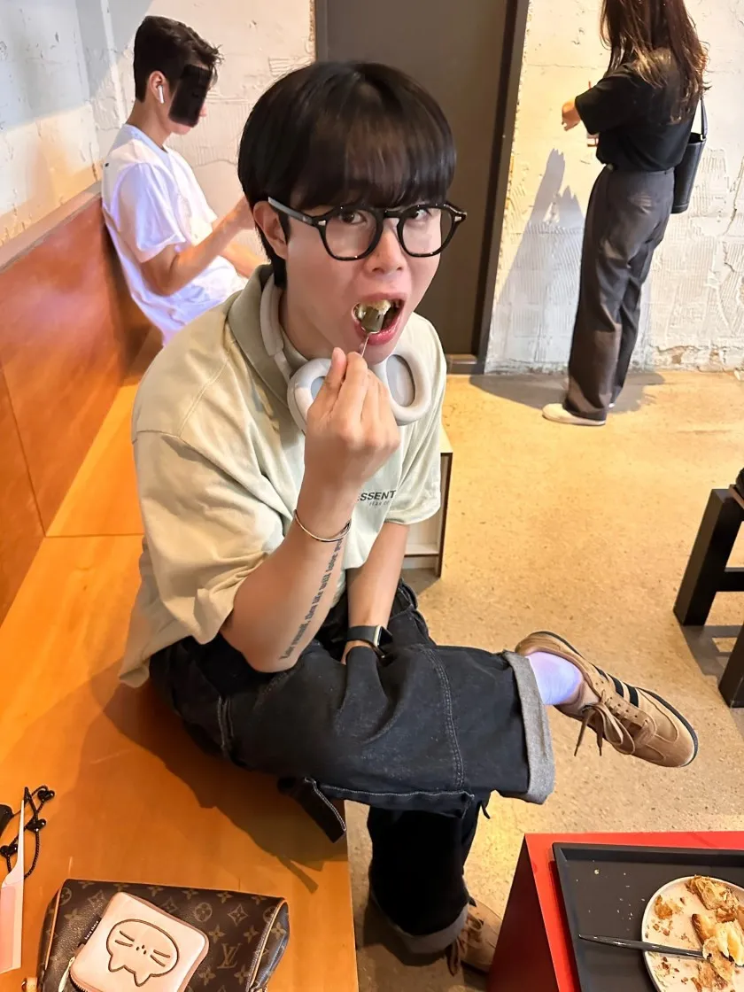 에센셜 숏슬리브 박시 폴로 알파파 세이지 - 20FW thumbnail 2