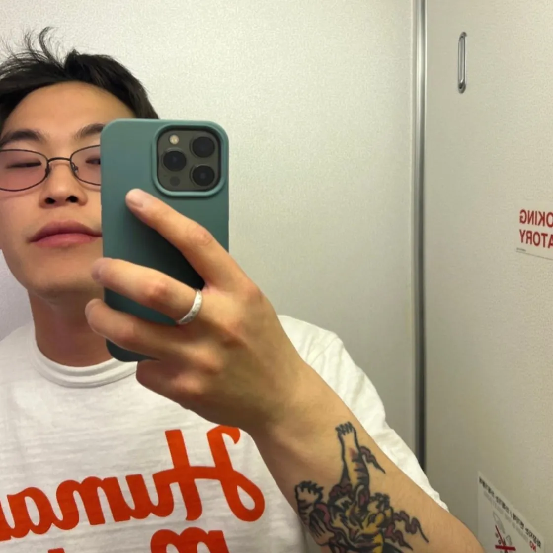 휴먼 메이드 그래픽 티셔츠 #11 화이트 thumbnail 4