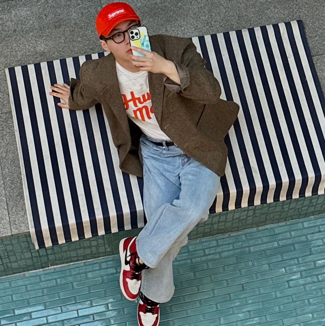 휴먼 메이드 그래픽 티셔츠 #11 화이트 thumbnail 5