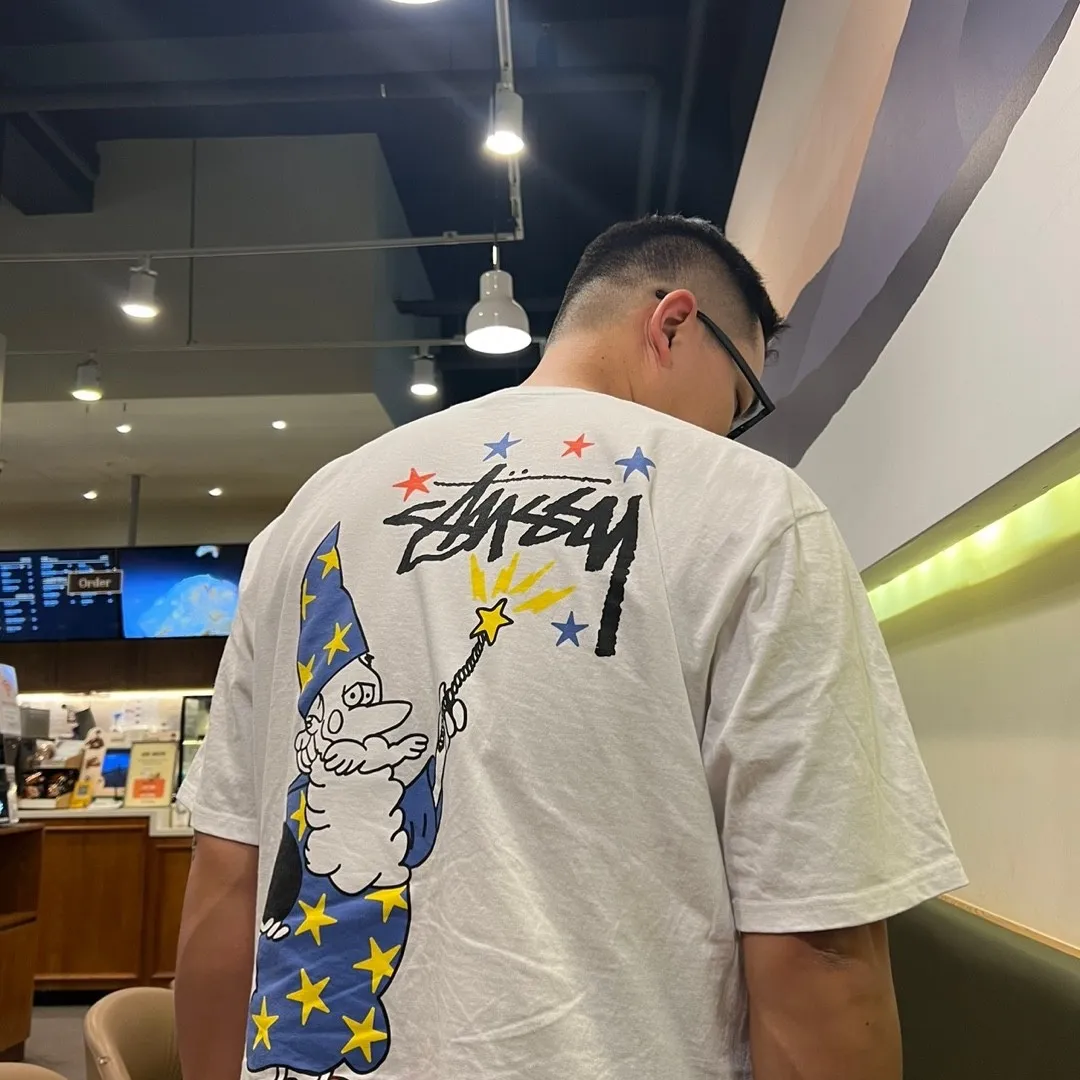 스투시 위자드 티셔츠 화이트 thumbnail 2