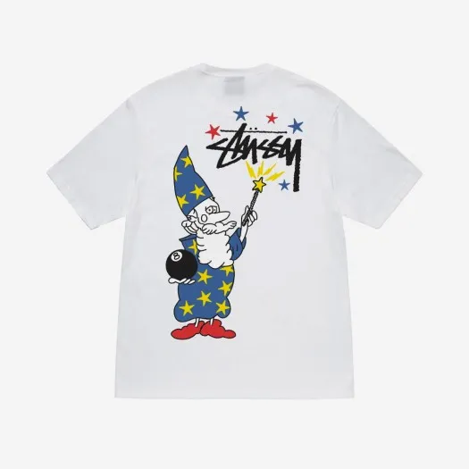 스투시 위자드 티셔츠 화이트