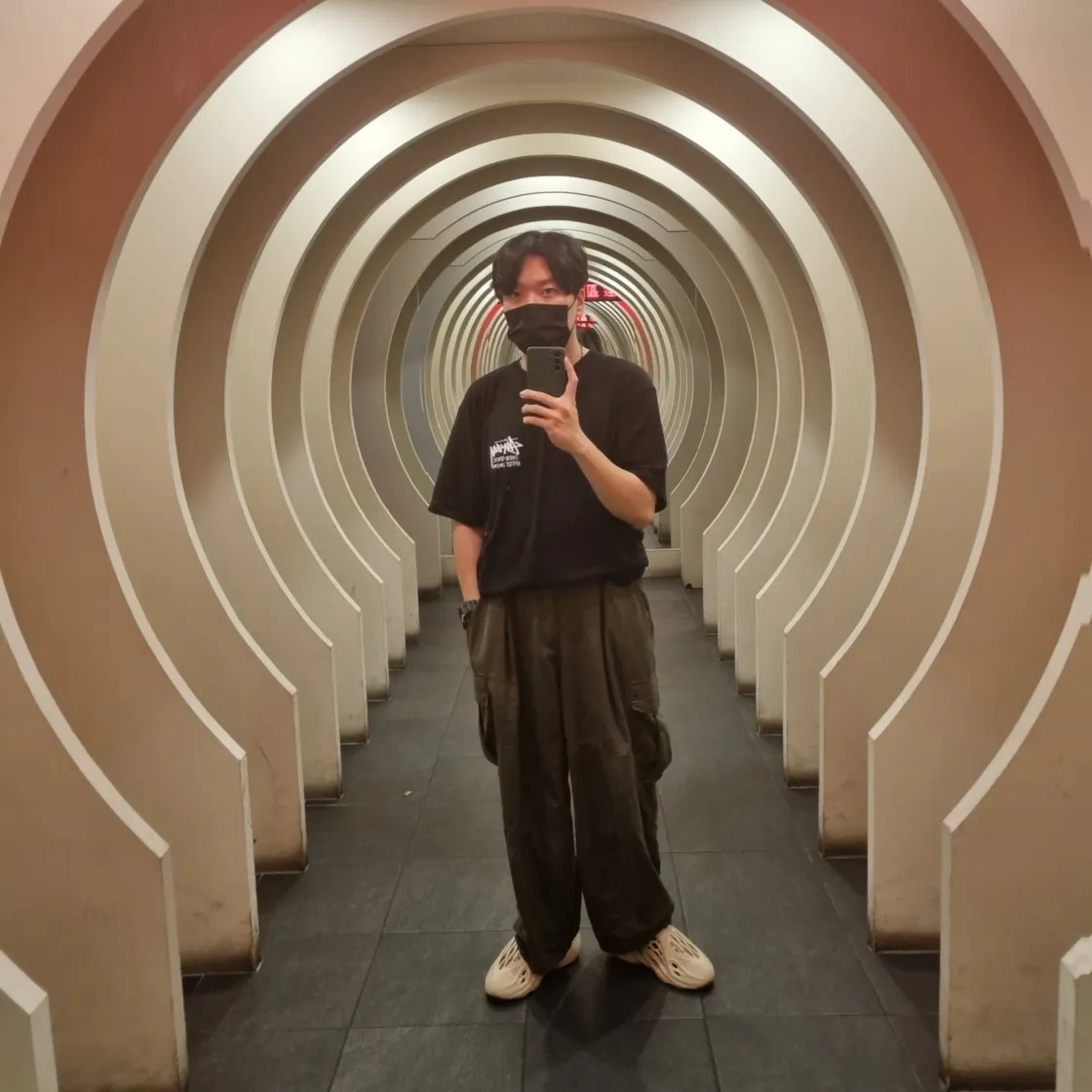 스투시 스탁 도버 스트리트 마켓 LA 티셔츠 블랙 thumbnail 3