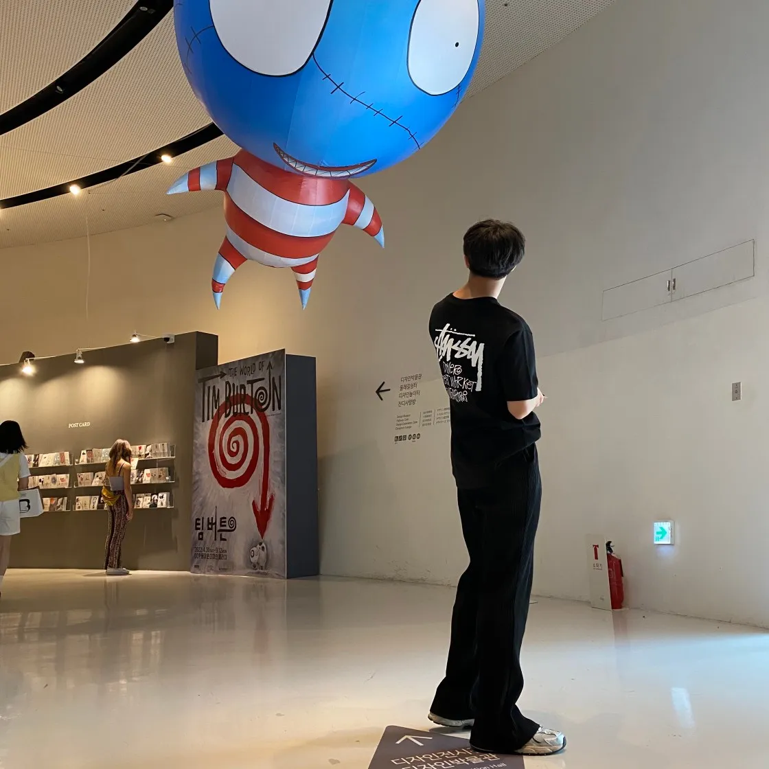 스투시 스탁 도버 스트리트 마켓 LA 티셔츠 블랙 thumbnail 5