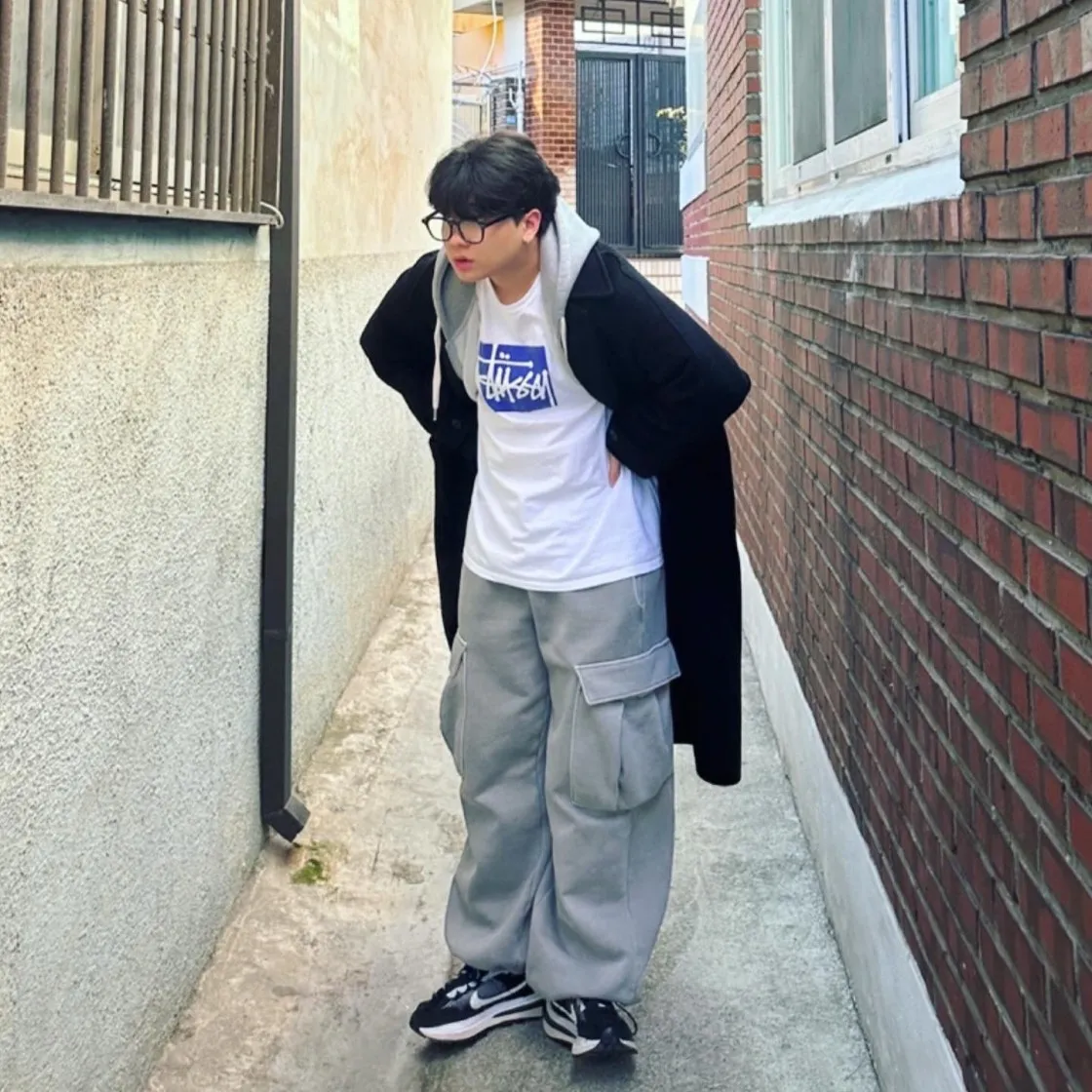 스투시 스탁 박스 티셔츠 화이트 thumbnail 2