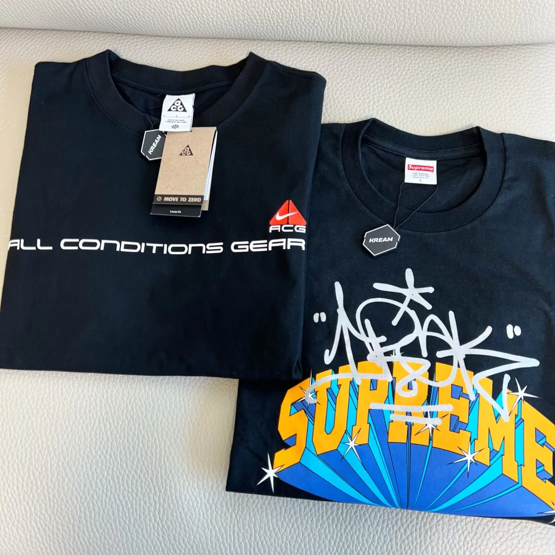 슈프림 x 이라크 아크 티셔츠 블랙 - 22FW thumbnail 4