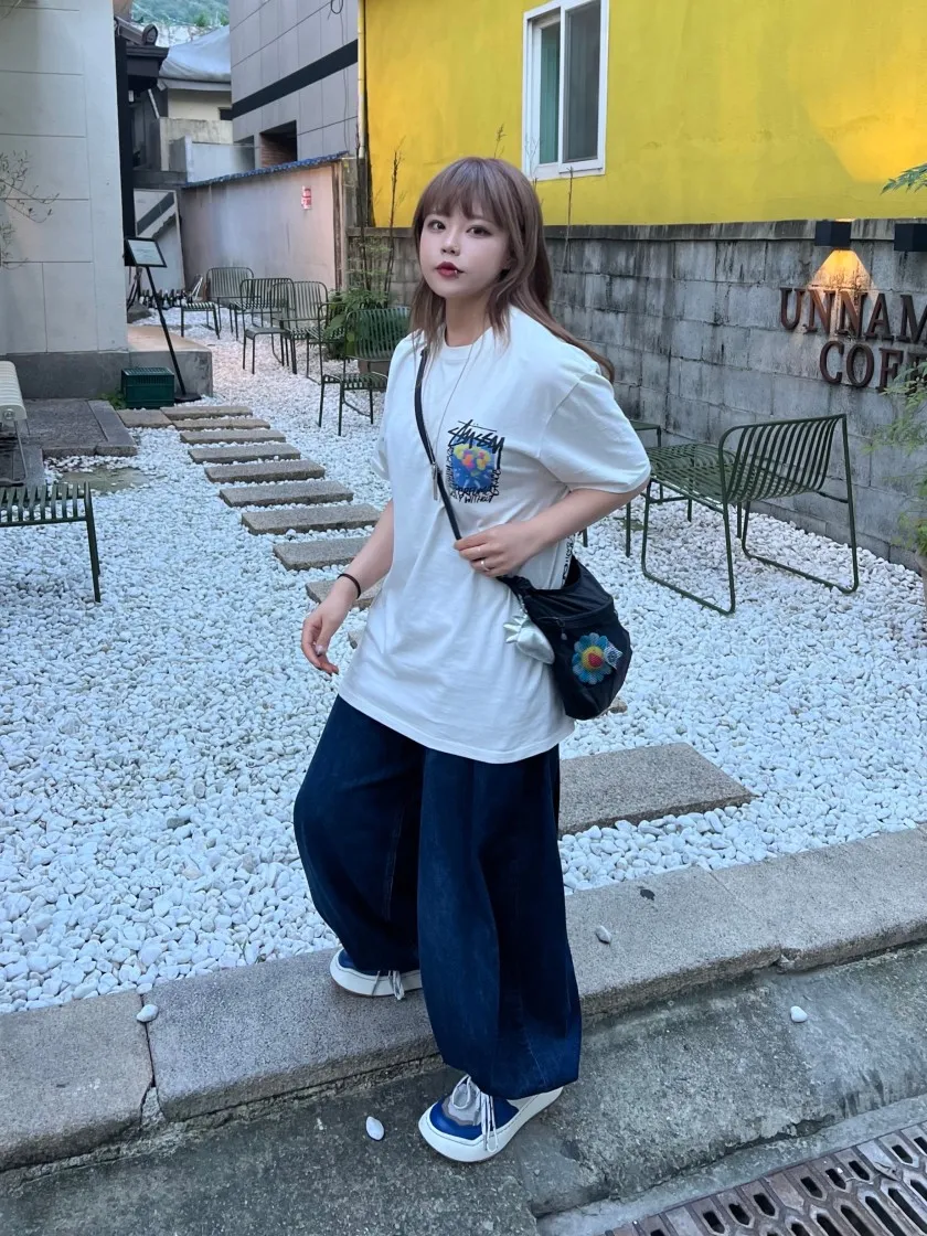 스투시 카멜리아 피그먼트 다이드 티셔츠 내츄럴 thumbnail 2