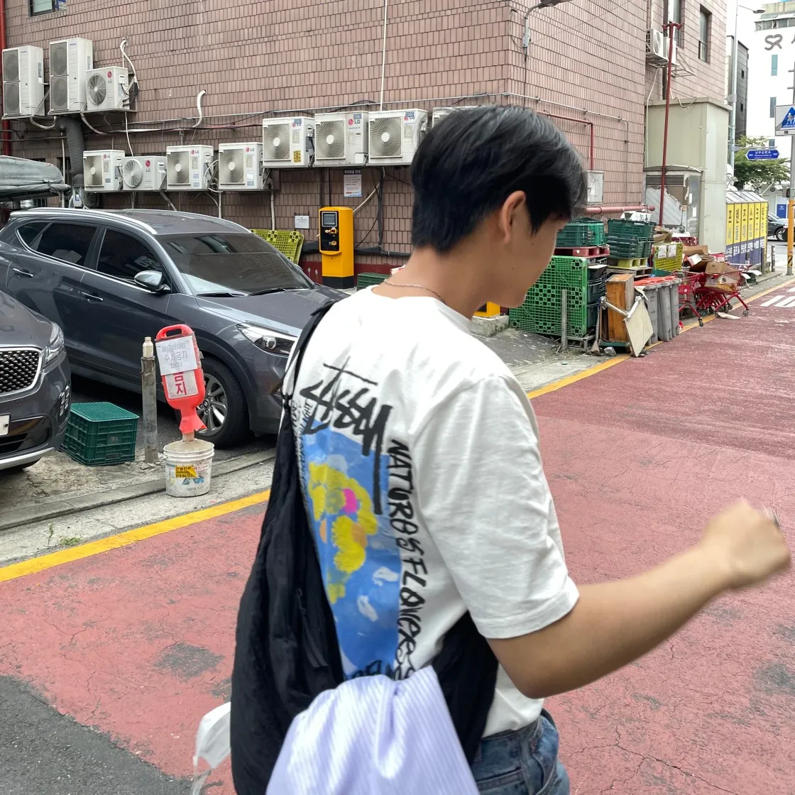 스투시 카멜리아 피그먼트 다이드 티셔츠 내츄럴 thumbnail 3