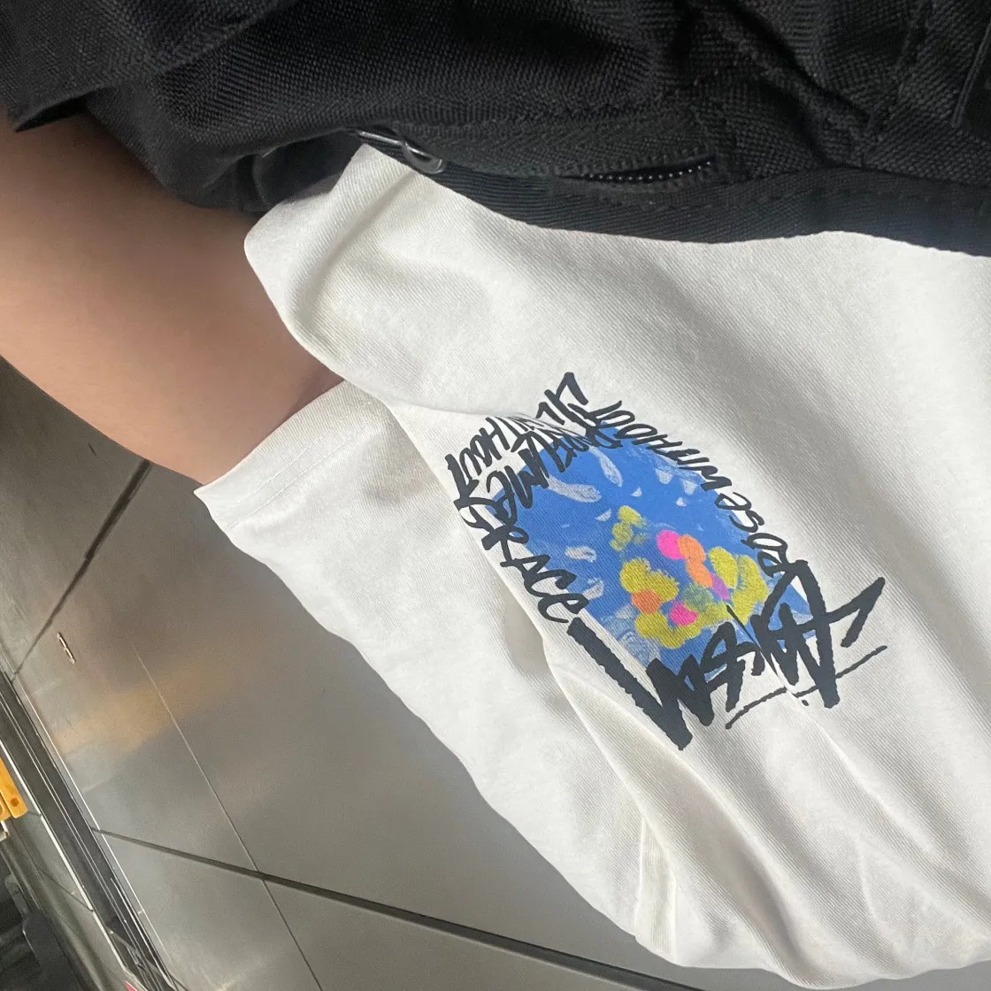 스투시 카멜리아 피그먼트 다이드 티셔츠 내츄럴 thumbnail 5