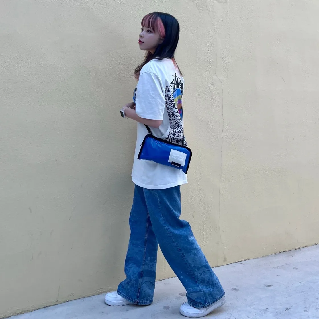 스투시 카멜리아 피그먼트 다이드 티셔츠 내츄럴 thumbnail 6