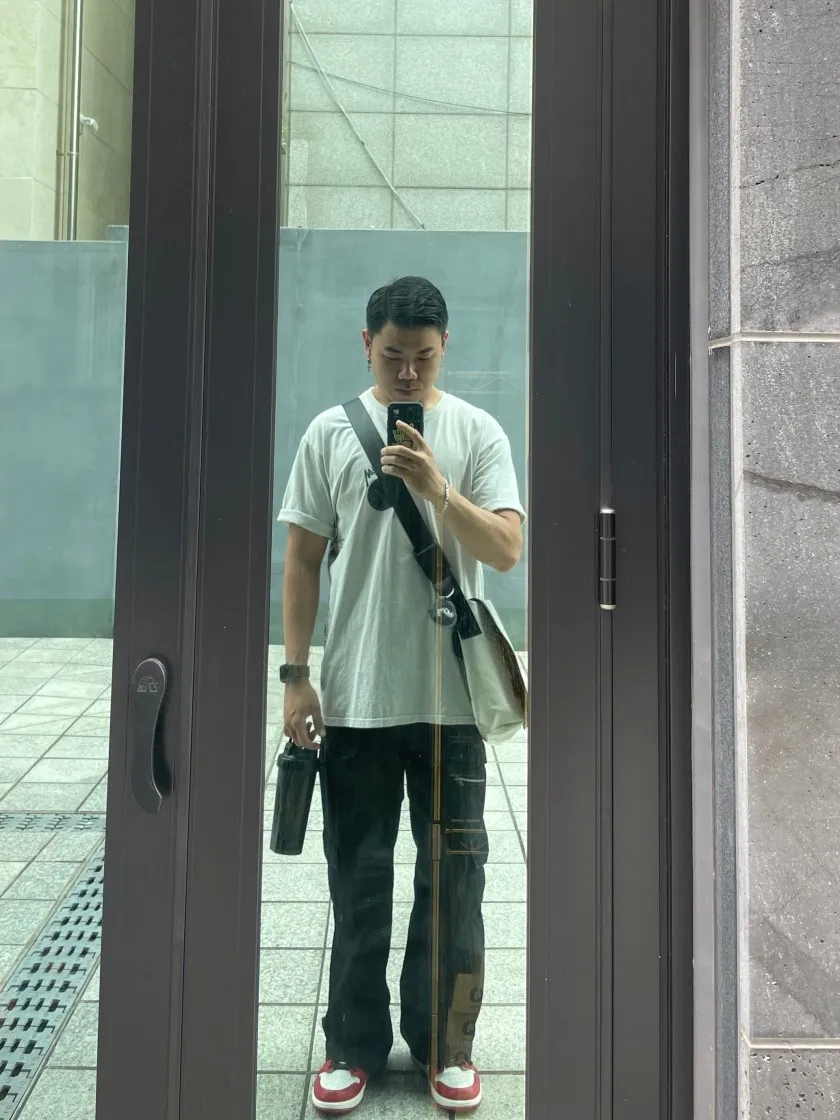 스투시 테스트 스트라이크 피그먼트 다이드 티셔츠 내츄럴 thumbnail 3