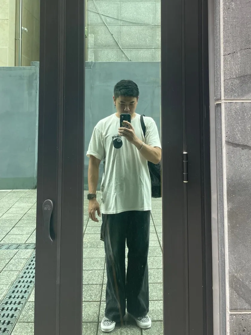 스투시 테스트 스트라이크 피그먼트 다이드 티셔츠 내츄럴 thumbnail 6