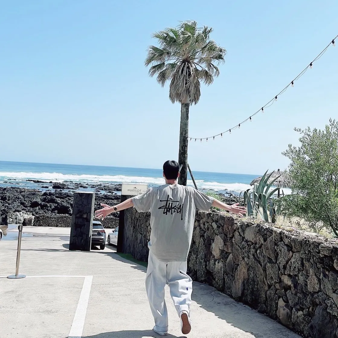 스투시 베이직 스투시 피그먼트 다이드 티셔츠 그레이 2022 thumbnail 7