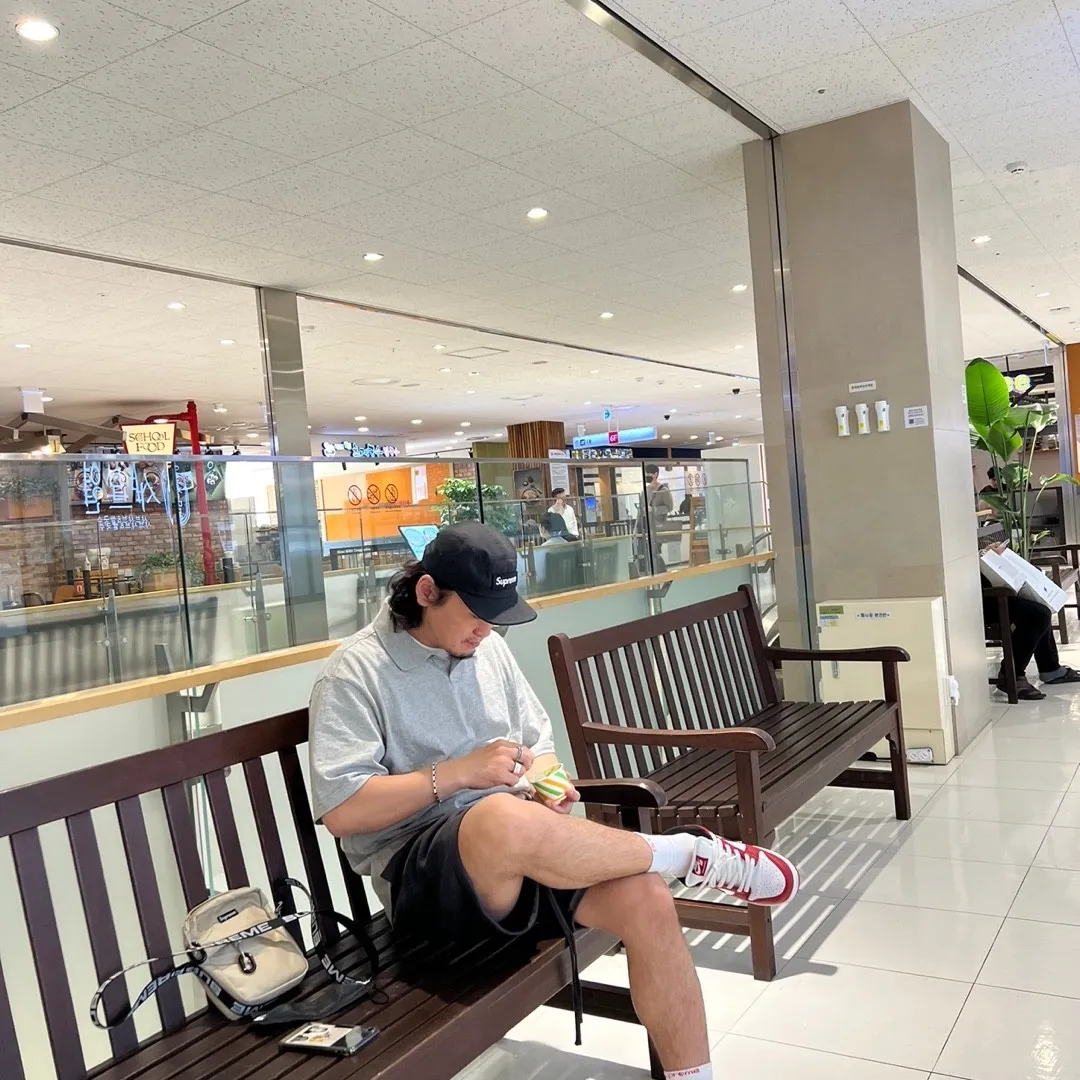 에센셜 숏슬리브 폴로 헤더 오트밀 - 21SS thumbnail 9