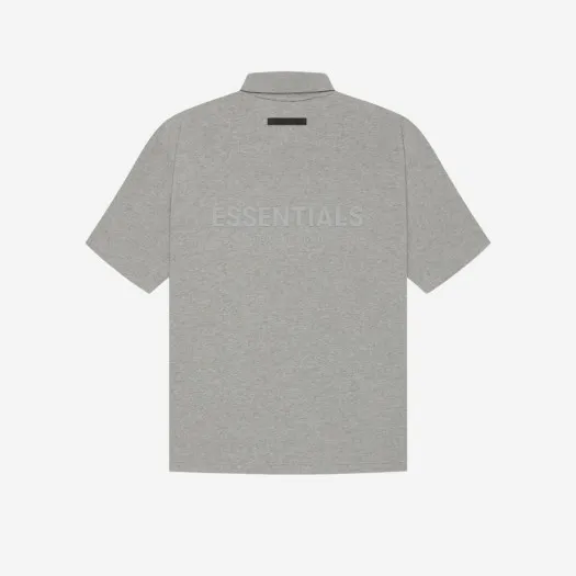 에센셜 숏슬리브 폴로 헤더 오트밀 - 21SS