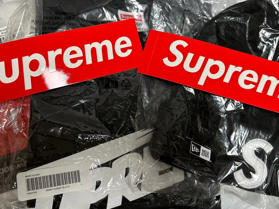 슈프림 몽 블랑 티셔츠 블랙 - 23FW thumbnail 5