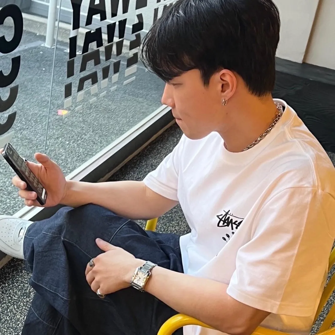 스투시 스탁 크라운 티셔츠 화이트 thumbnail 5