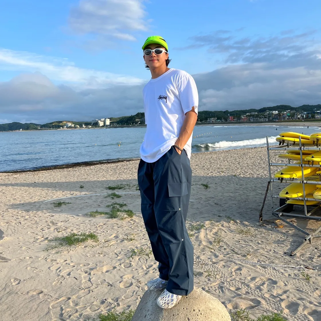 스투시 x 아워레가시 x 데님 티어스 스톡홀름 티셔츠 화이트 thumbnail 5